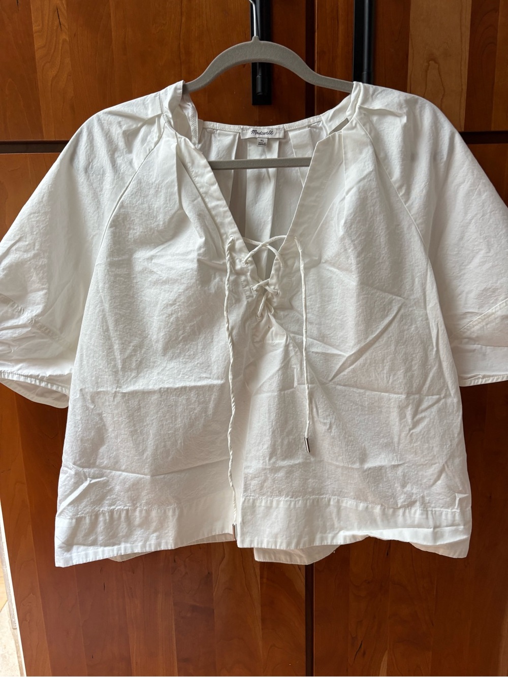 Madewell white boho top XL - Picture 3 of 5